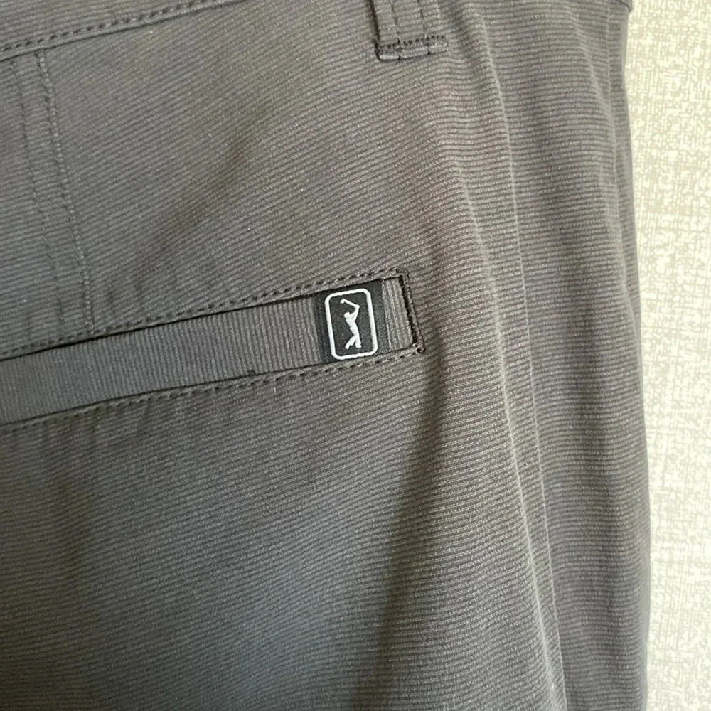 PGA Tour Dark Gray Golf Shorts